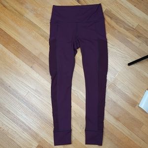 Fabletics Mesh Panel Tapered Leg Leggings